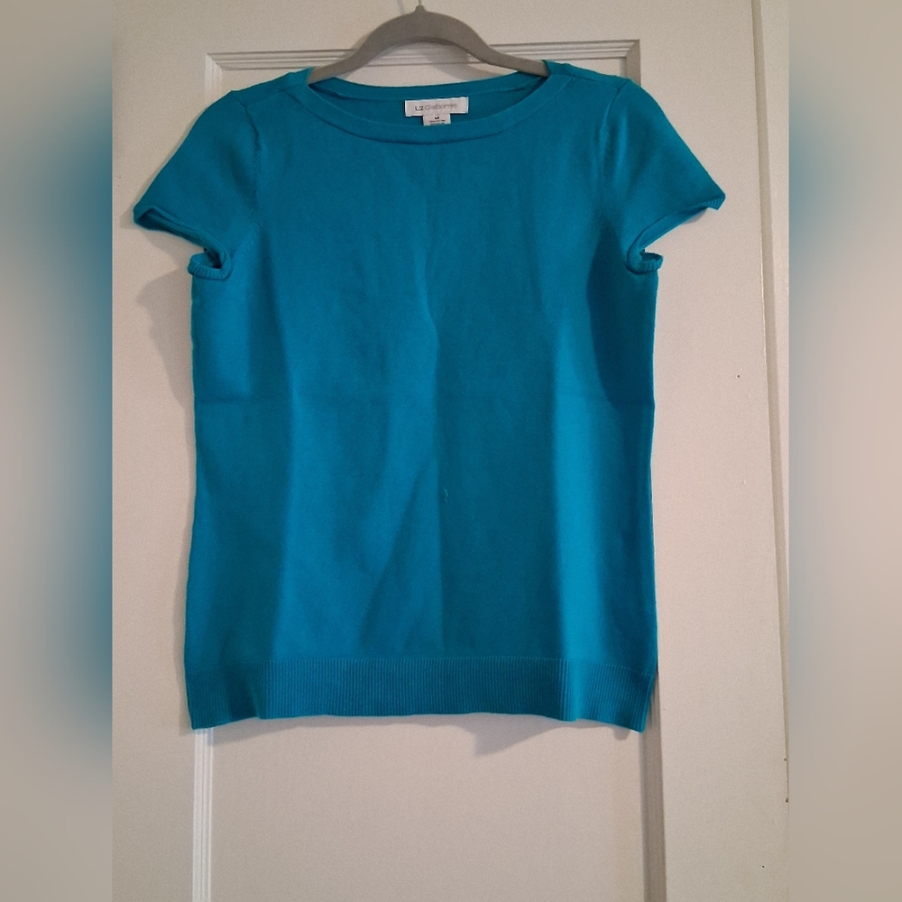 Liz claiborne Teal Top - Picture 5 of 13